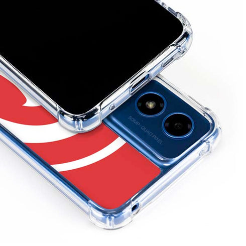 NBA Atlanta Hawks Largo Logo Moto G 5G (2024) Clear Case